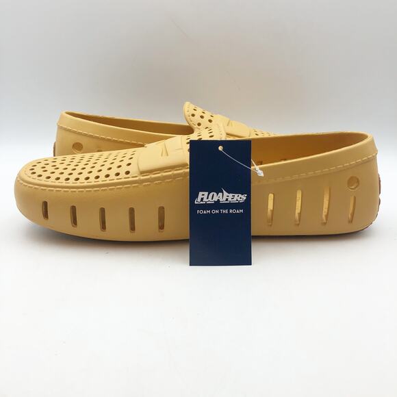 Floafers Mens Country Club Driver 2.0 Loafer Size 11 Yellow Dunne Gum NWT main image 9